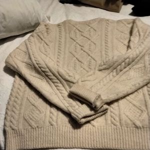 Cableknit Mens Warm Sweater